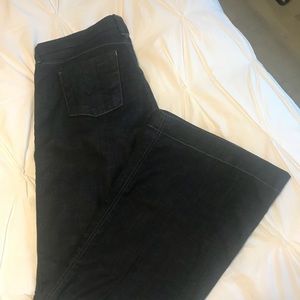 Hudson Dark Wash Flare Trouser Jeans